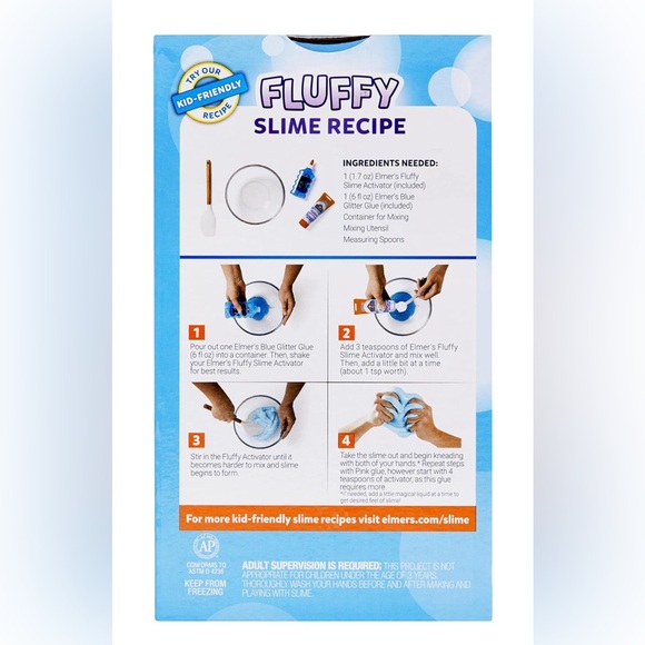 NIB Elmer’s Fluffy Slime Kit - Picture 6 of 8